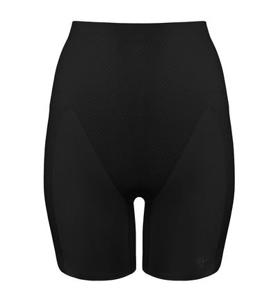Body Make Up Illusion Curve Middle Length Panty - BLACK