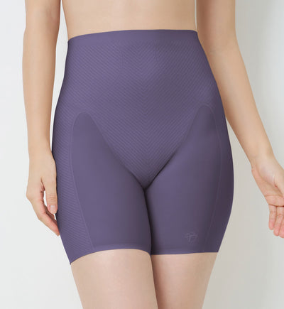 Body Make Up Illusion Curve Middle Length Panty - SLATE