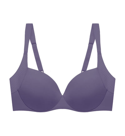 Body Make Up Illusion Curve Wired Half Cup Padded Bra - SLATE