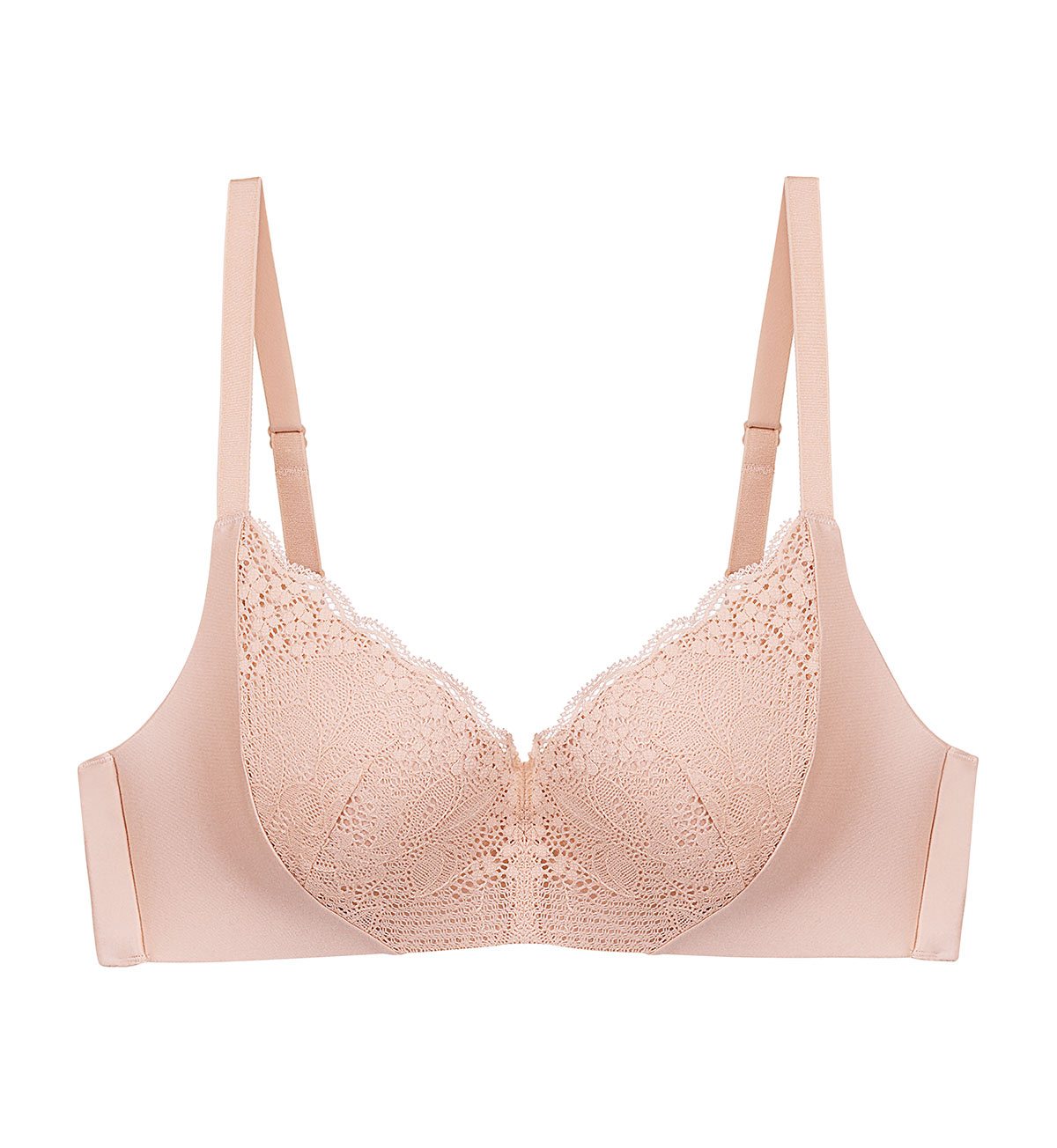 Comfort Touch Non-Wired Padded Bra in Neutral Beige | Triumph