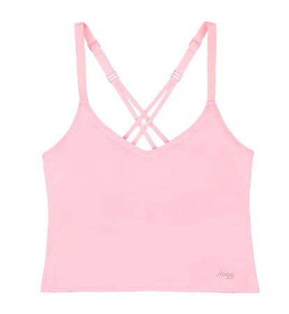 Free Evolve Crop Top in Rococo Pink | Triumph Singapore