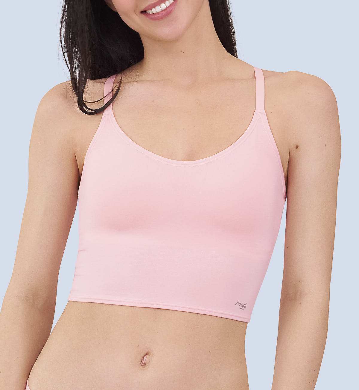 Free Evolve Crop Top in Rococo Pink | Triumph Singapore