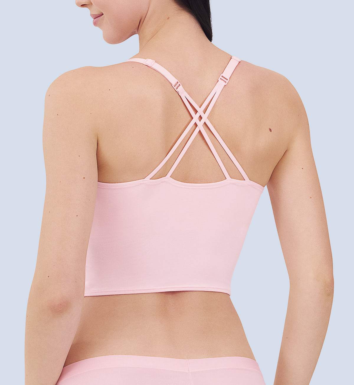 Free Evolve Crop Top in Rococo Pink | Triumph Singapore