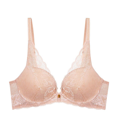 Magic Wire Lite Sensation Push Up Deep V Bra in Neutral Beige