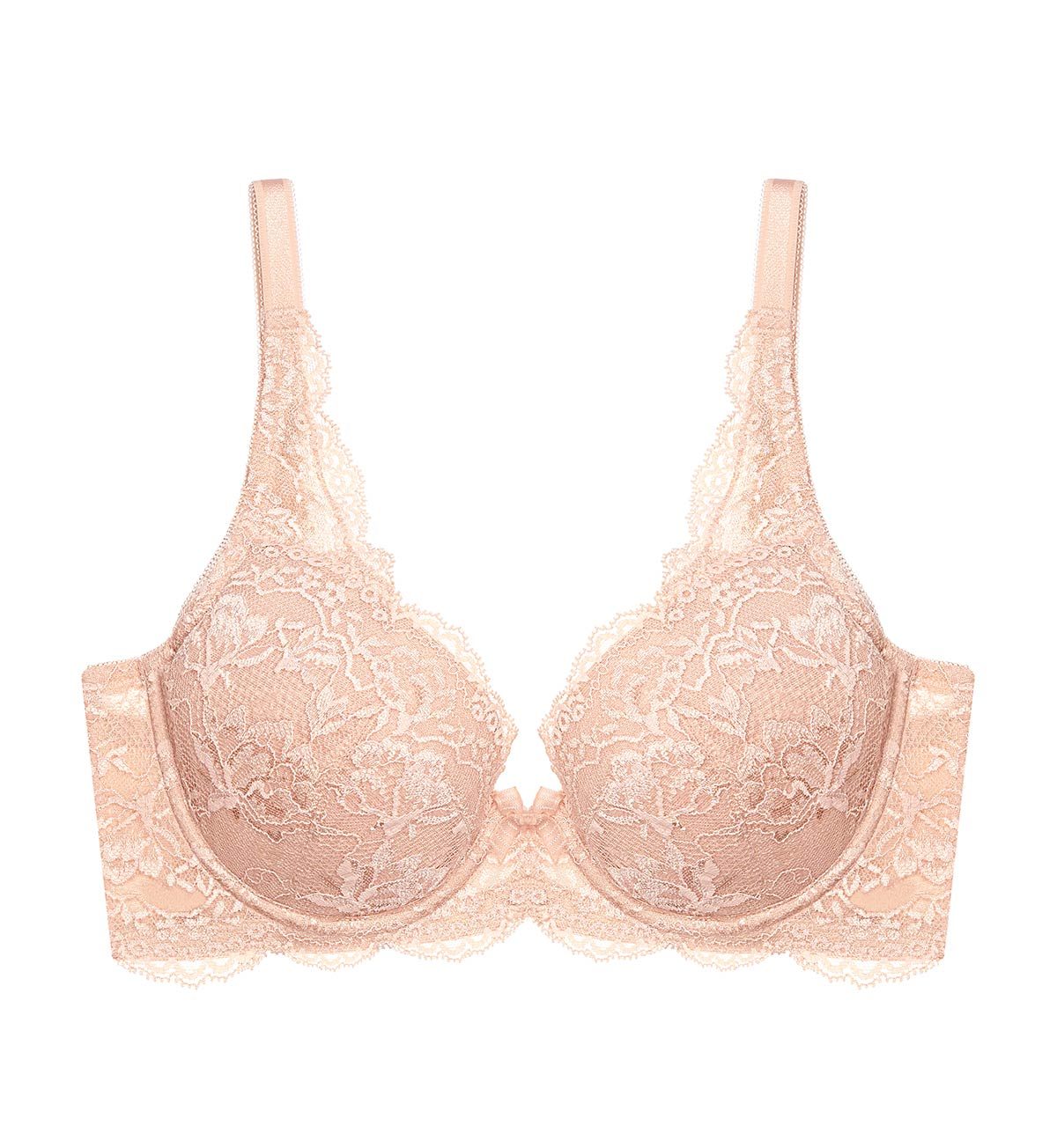 Natural Elegance Wired Padded Bra in Neutral Beige