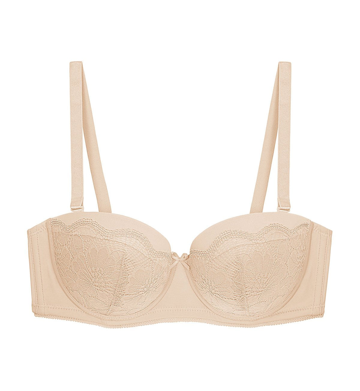 Florale Mudan Wired Balcony Bra in Rosewood