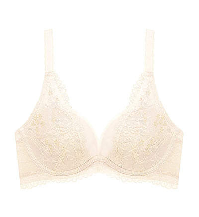 Tri-Air Lite Delight Wired Push Up Deep V Bra - PAPIRO