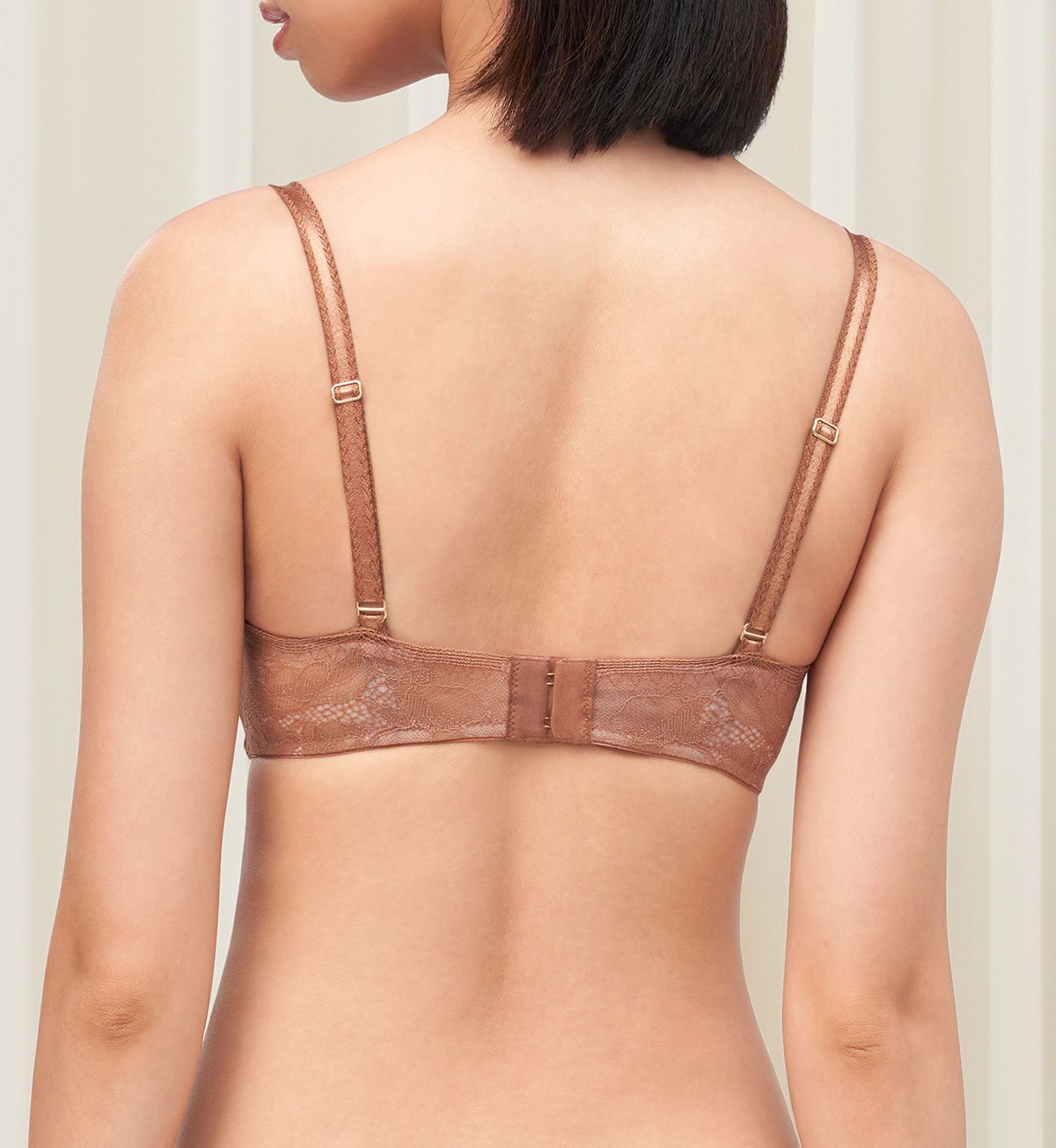 Feifei Ruan Collaboration Non Wired Padded Bra in Brown Sugar