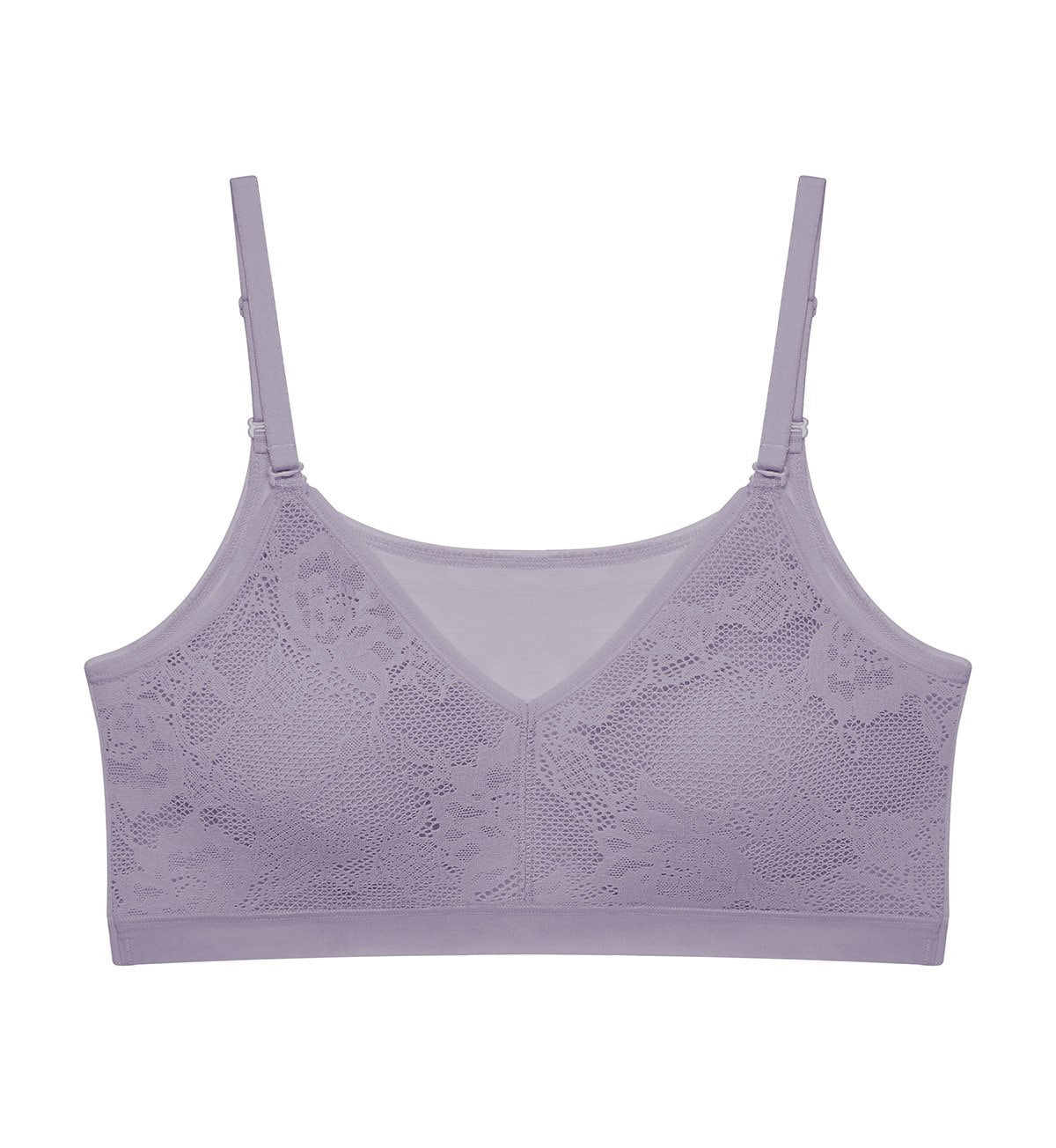 Modern Curvy Non-Wired Padded Bra in Morandi Grey