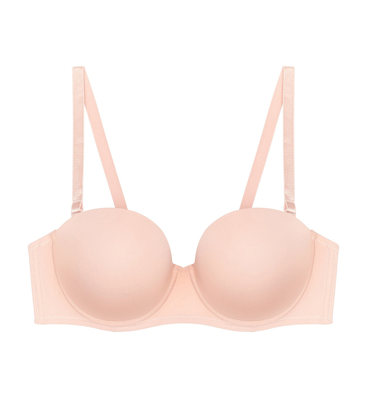 Pearls Padded Half Cup Wired Pushup Bra With Removeable Straps