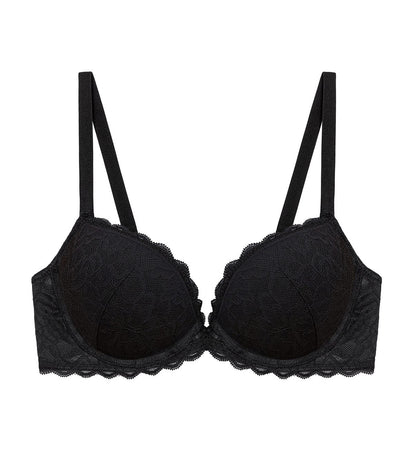 Simply Fashion Blossom Wired Push Up Bra in Black | Triumph Singapore